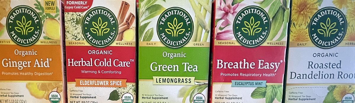 Traditional Medicinals Organic Spearmint Caffeine Free Herbal Tea Bags