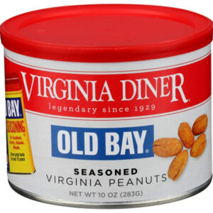 Virginia Diner Old Bay Seasoned Peanuts ~ 10 oz. (283g.)