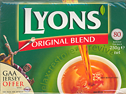 Lyons Original Green Label Tea ~ 80 Ct. Tea Bags