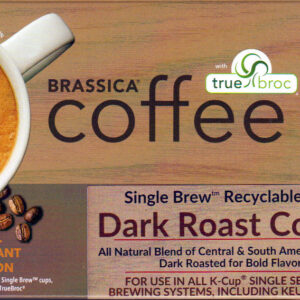 Brassica® Coffee Dark Roast K-Cup® Compatible Single Serve Cups