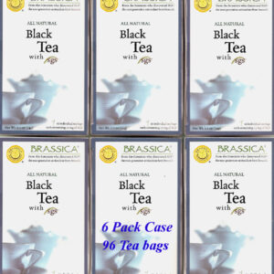 Brassica® Black Tea w/TrueBroc®  Case of 6 Boxes (96 Tea Bags)
