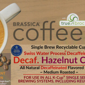 Brassica Decaffeinated Hazelnut Cream Coffee in K-Cup® Compatible Cups