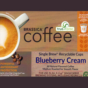 Brassica® Blueberry Creme Coffee in K-Cup® Compatible Recyclable Cups