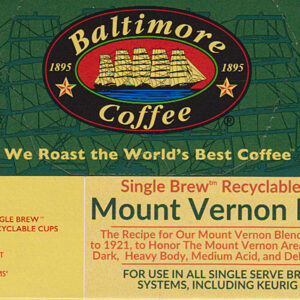 Mount Vernon Blend Single Brew™ BCT-Cups