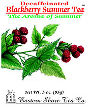 Eastern Shore Decaf. Blackberry Summer Tea