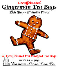 Eastern Shore Decaf. Gingerman Tea Bags