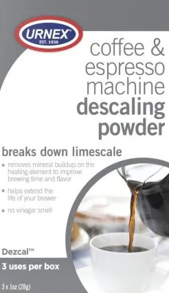 Urnex Coffee & Espresso Machine Descaling Powder