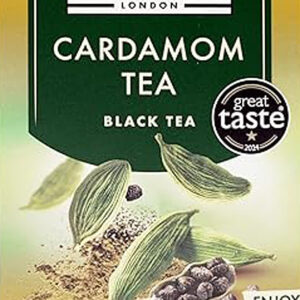 Ahmad Cardamom Black Tea Bags ~ 20 Count.