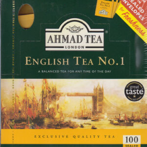 Ahmad 100 Count English No.1 Tea bags