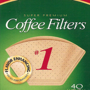 Melitta #1 Natural Brown Filter ~ 40 Count