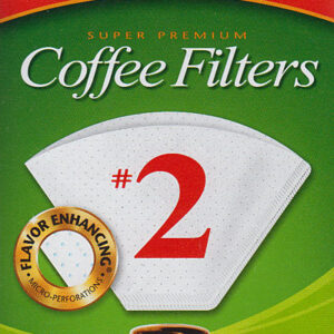 Melitta #2 Filter-White ~100 Count