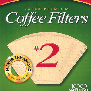 Melitta #2 Natural Brown Filters ~ 100 Count