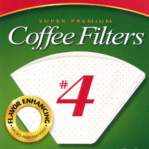 Melitta #4 Filter-White ~100 Count