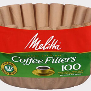 Melitta Basket Filter Natural Brown. 100 Ct.