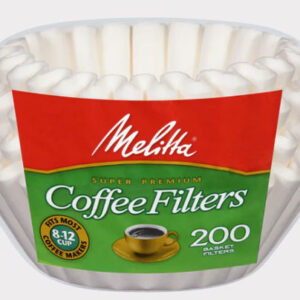 Melitta Basket Filter. 200 Count