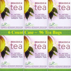 Brassica® Green Tea w/TrueBroc® Case of 6 Boxes (96 Tea Bags)