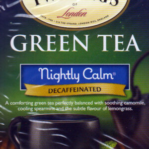 Twinings Decaffeinated Nightly Calm Green Tea Bags~ 20 Count