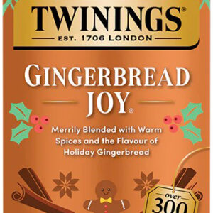 Twinings Gingerbread Joy Teabags ~ 20 Count.