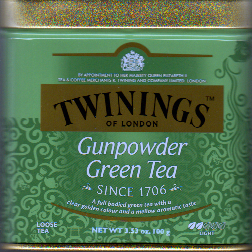 Twinings Gunpowder Green Tea ~ 3.5 oz. Tin