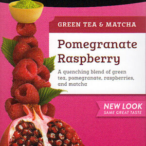 Stash Pomegranate Raspberry Green Tea Bags with Matcha