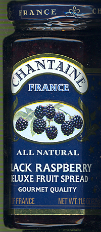 Chantaine Black Raspberry Fruit Spread