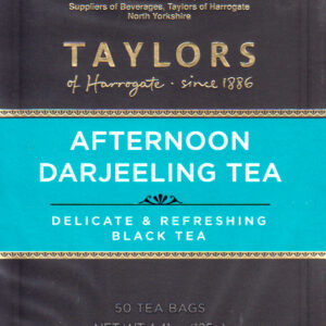 Taylors Afternoon Darjeeling Tea ~ 50 count