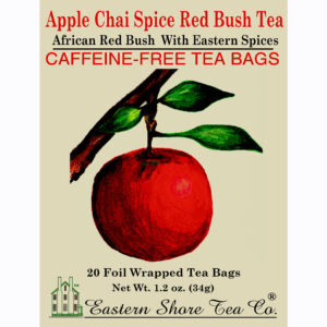 Eastern Shore Apple Chai Redbush Tea Bags ~ Box