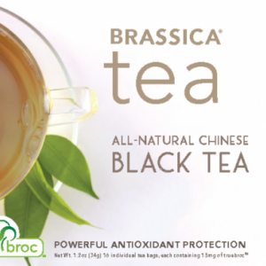 Brassica® Black Tea  with TrueBroc® ~ 16 Count Tea Bags