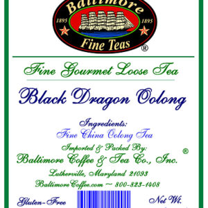 Black Dragon Oolong Tea ~ 4 oz. Pouch