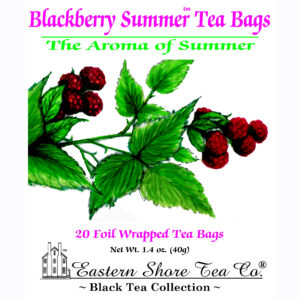 Eastern Shore Blackberry Summer Tea Bags ~ 20 Count.