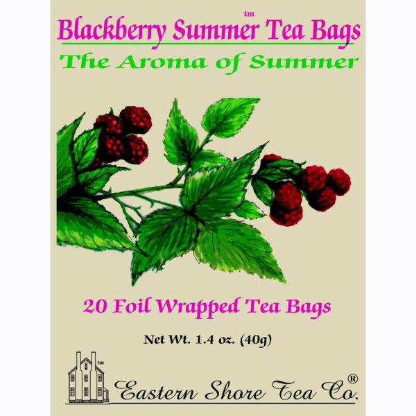 Eastern Shore Blackberry Summer Tea Bags ~ Box