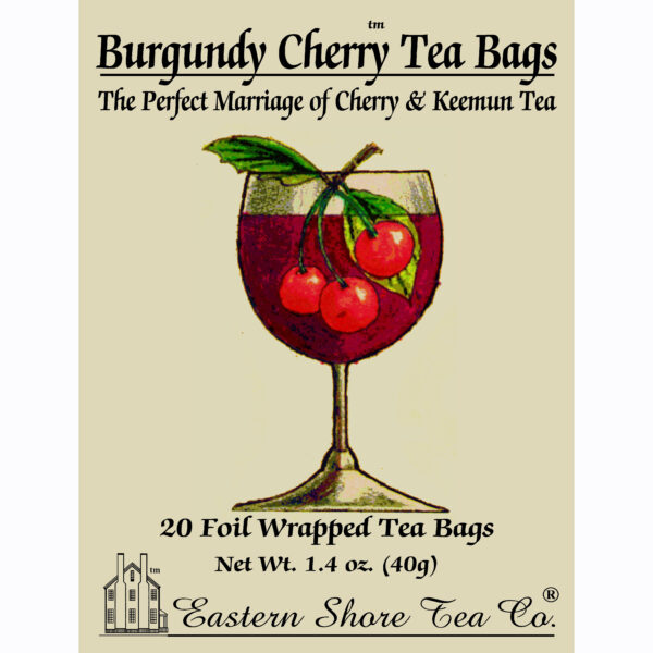 Eastern Shore Burgundy Cherry Tea Bags ~ Box