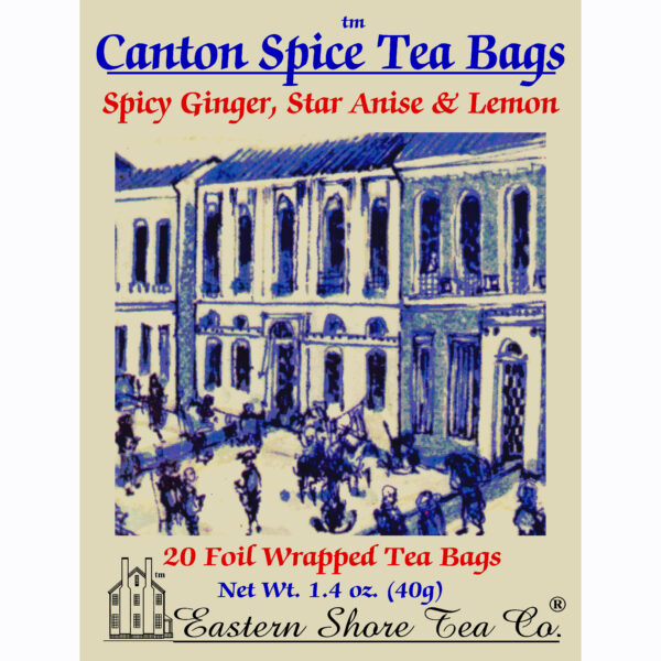 Eastern Shore Canton Spice Tea bags ~ Box