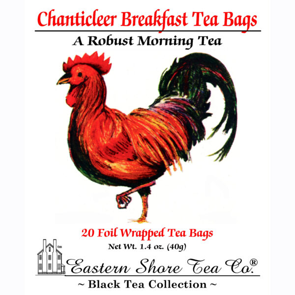 Eastern Shore Chanticleer Breakfast Tea Bags ~ 20 Count.