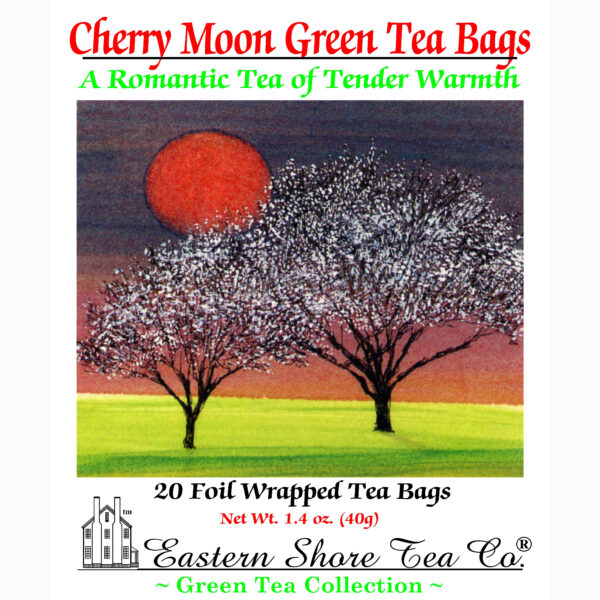 Eastern Shore Cherry Moon Tea Bags ~ 20 Count.