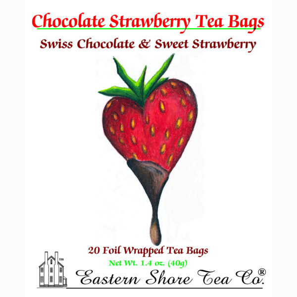 Eastern Shore Chocolate Strawberry Tea Bags ~ 20 Count.