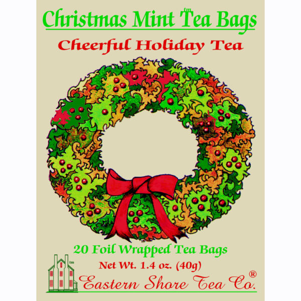 Eastern Shore Christmas Mint Tea Bags ~ Box