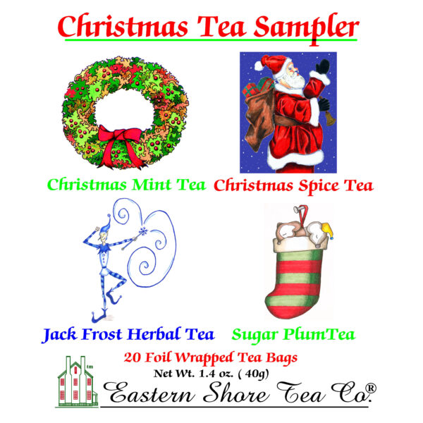 Eastern Shore Christmas Tea Sampler ~ 20 Count