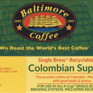 Colombian Supremo Single Brew™ BCT-Cups