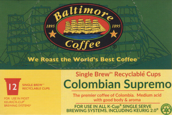 Colombian Supremo Single Brew™ BCT-Cups