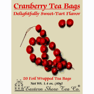 Eastern Shore Cranberry Tea Bags ~ Box