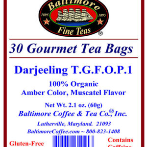 Baltimore Darjeeling Tea Bags ~ 100% Organic