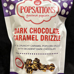 Popsations Dark Chocolate Caramel Drizzle Popcorn ~ 9 oz. (255g)