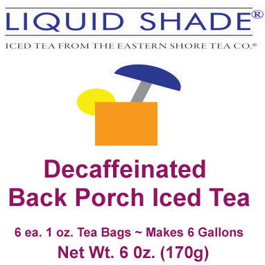 Liquid Shade® Decaffeinated Back Porch Iced Tea Bags