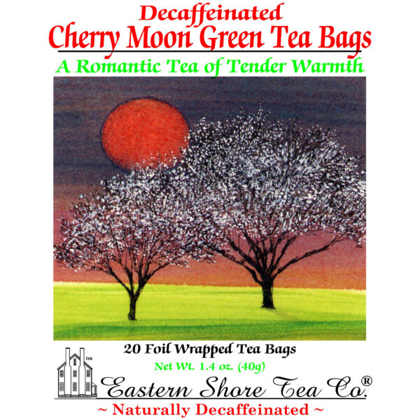 Eastern Shore Decaf Cherry Moon Green Tea Bags