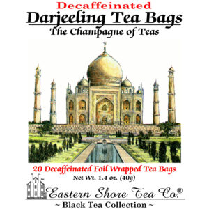 Eastern Shore Decaf. Darjeeling Tea Bags ~ 20 Ct.