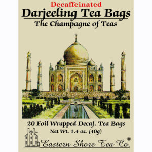 Eastern Shore Decaf. Darjeeling Tea Bags ~ Box