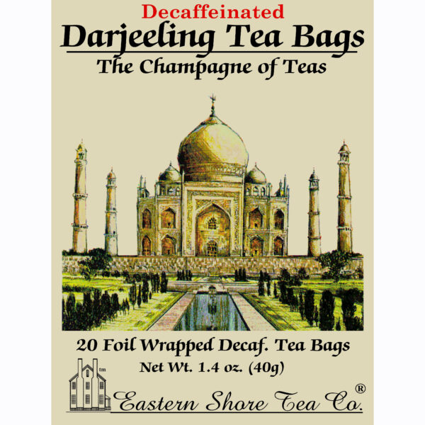 Eastern Shore Decaf. Darjeeling Tea Bags ~ Box