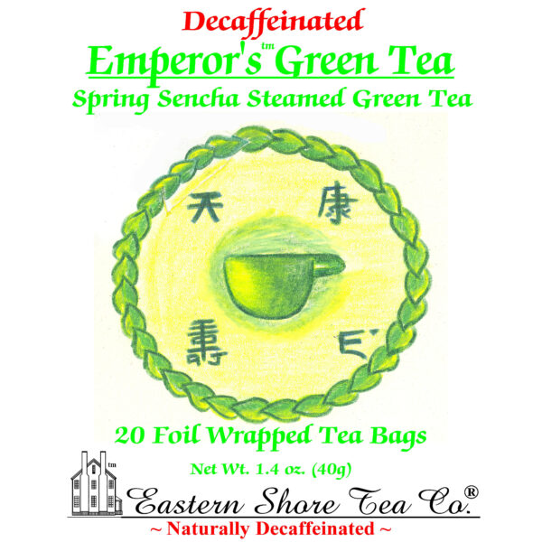 Eastern Shore Decaf. Emperor's Green Tea Bags