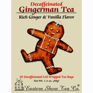 Eastern Shore Decaf. Gingerman Tea Bags ~ Box